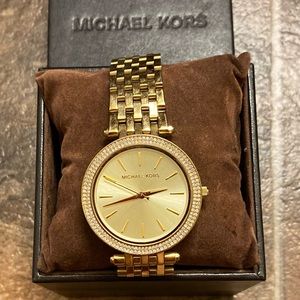 Michael Kors womens gold plated watch